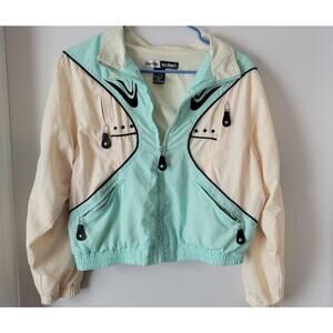 Jamie Sadock Bomber Jacket Zipper Front Long Sleeve Womans Size P Pockets